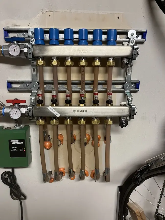 Plumber performing Leak Detection at a residential property in Shelton